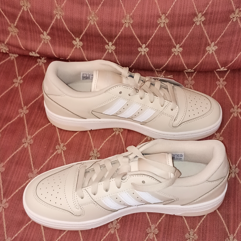 Adidas Break Start Low Women's Cream Sneakers - Picture 7 of 11